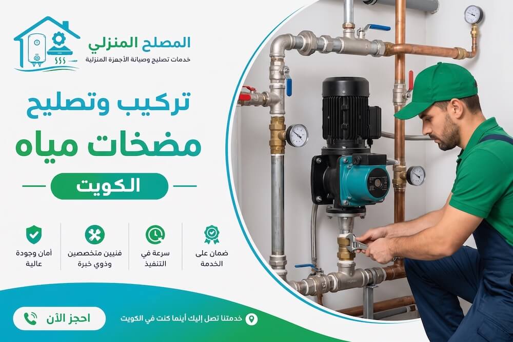 تركيب وتصليح مضخات مياه الكويت